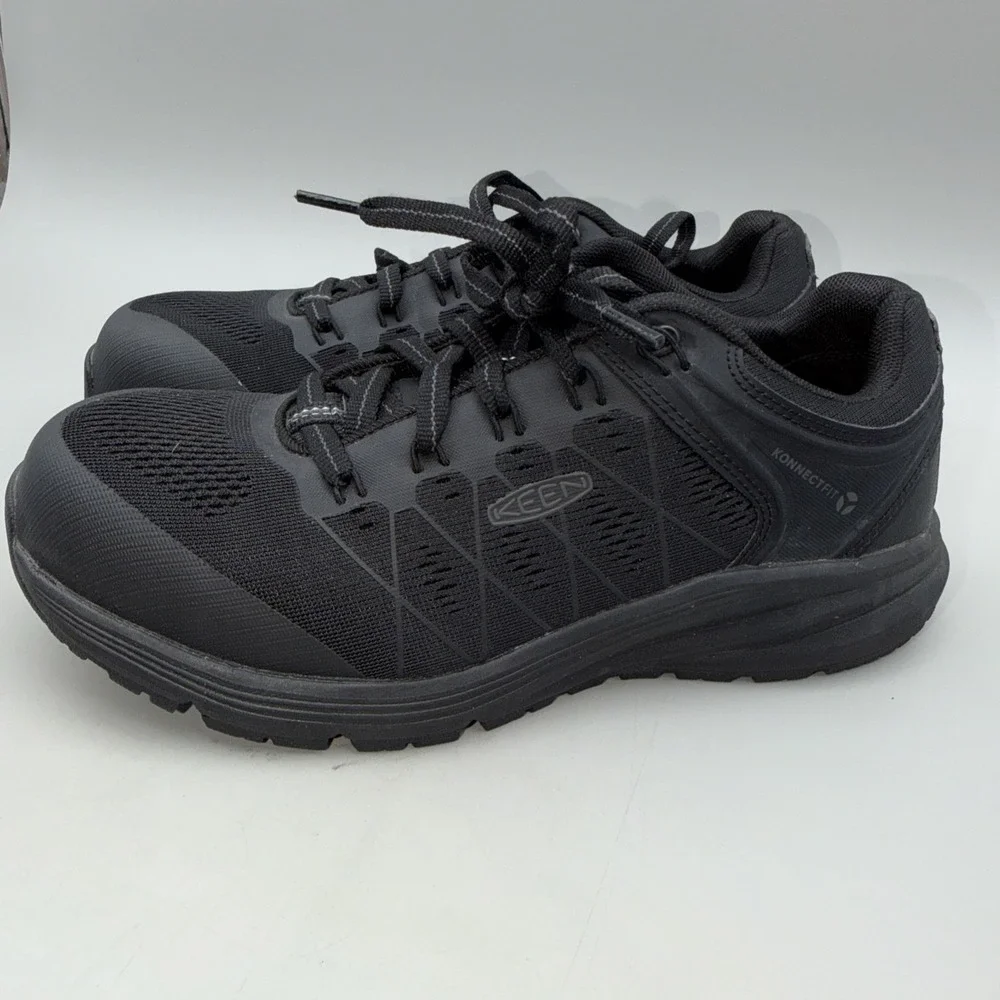 Keen Utility Footwear Vista Energy Carbon Toe Work Sneaker Black Men's 8D EUC